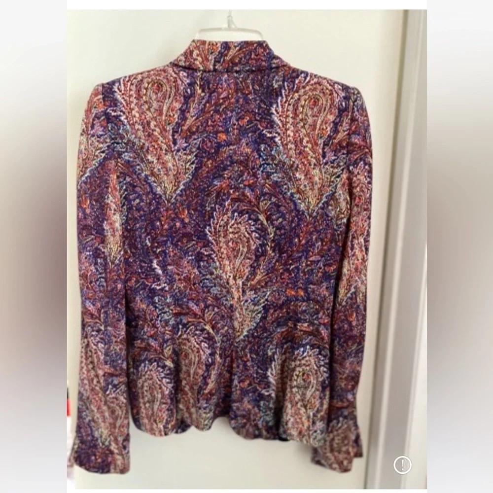 Zara paisley print blazer - Picture 4 of 4
